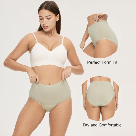 Incontinence period Underwear Washable Leakproof 4XL green reusable leak proof - Picture 5 of 7